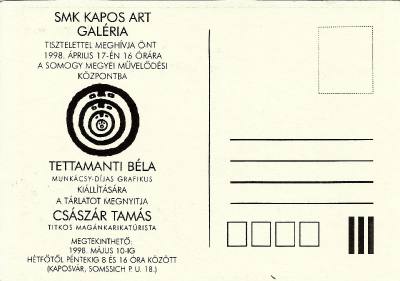 SMK Kapos ART Galéria - 90-es évek-MEGHÍVÓK
